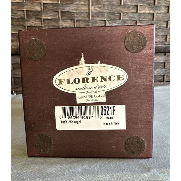 GIUSEPPE ARMANI 1983 6" KNELT LITTLE ANGEL 0621F PRAYING FIGURINE STATUE - Picture 7 of 10